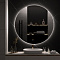 Зеркало круглое с подсветкой МИЛАН (140) / AQUA DE MARCO